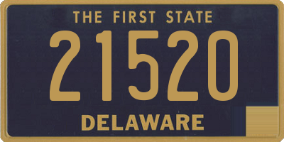 DE license plate 21520