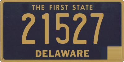 DE license plate 21527