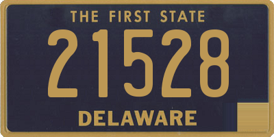 DE license plate 21528