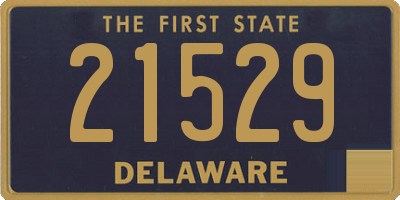 DE license plate 21529