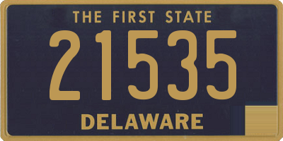 DE license plate 21535