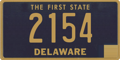 DE license plate 2154