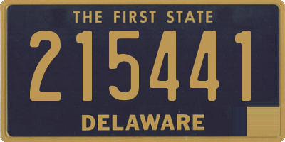 DE license plate 215441