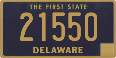 DE license plate 21550