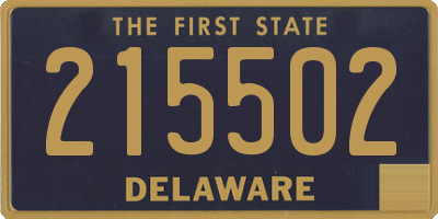 DE license plate 215502