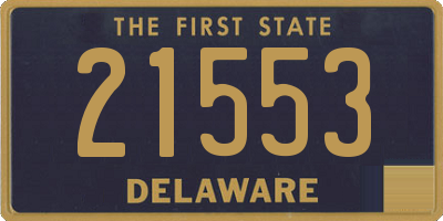 DE license plate 21553