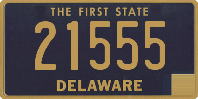 DE license plate 21555