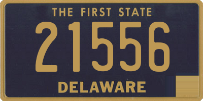 DE license plate 21556