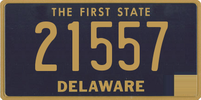 DE license plate 21557