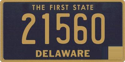 DE license plate 21560