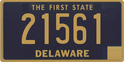 DE license plate 21561