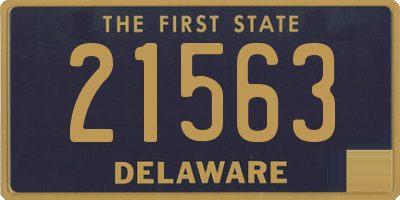 DE license plate 21563