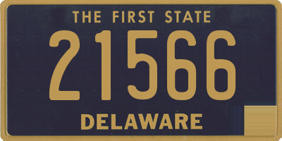 DE license plate 21566