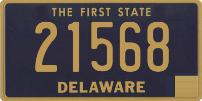 DE license plate 21568