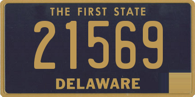 DE license plate 21569