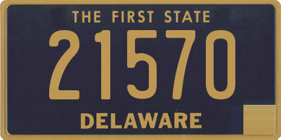 DE license plate 21570