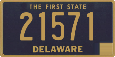 DE license plate 21571