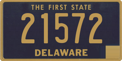 DE license plate 21572