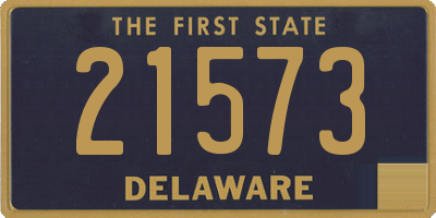 DE license plate 21573