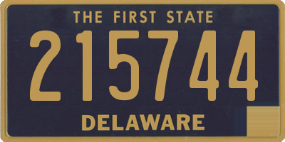DE license plate 215744