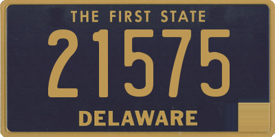 DE license plate 21575