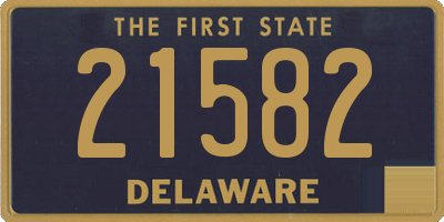 DE license plate 21582