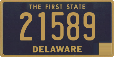 DE license plate 21589