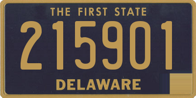 DE license plate 215901