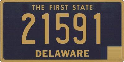 DE license plate 21591