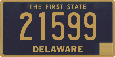 DE license plate 21599