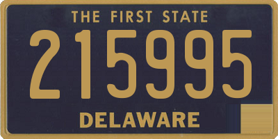 DE license plate 215995