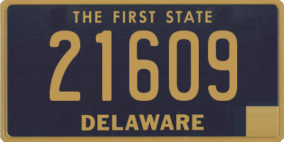 DE license plate 21609