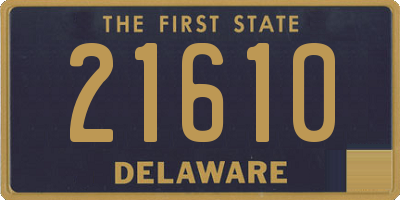 DE license plate 21610