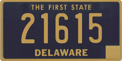 DE license plate 21615