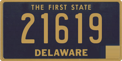 DE license plate 21619