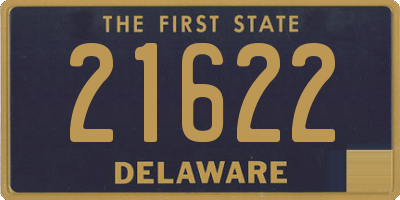 DE license plate 21622