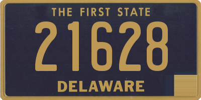 DE license plate 21628