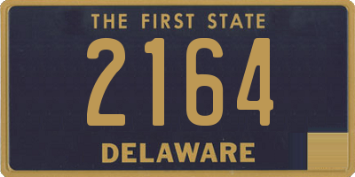DE license plate 2164