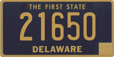 DE license plate 21650