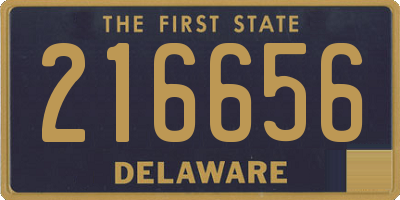 DE license plate 216656