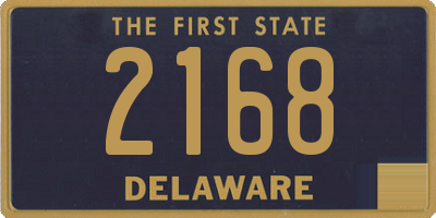 DE license plate 2168