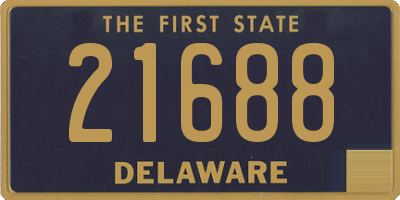 DE license plate 21688