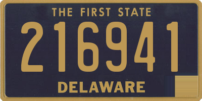 DE license plate 216941