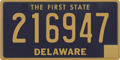 DE license plate 216947