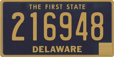 DE license plate 216948