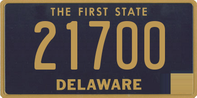 DE license plate 21700