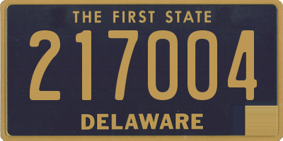 DE license plate 217004