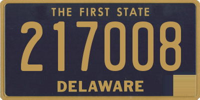 DE license plate 217008