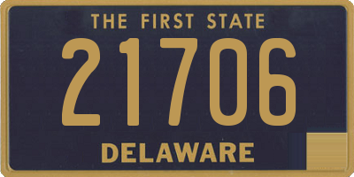 DE license plate 21706