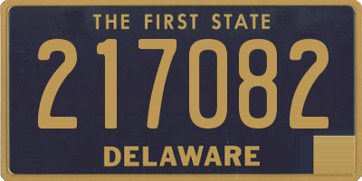 DE license plate 217082